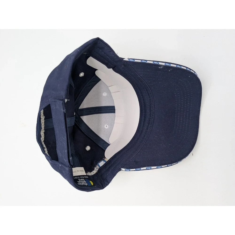 Ford Strapback Hat, Charles Gabus Ford Dealer, Navy Blue 100% Cotton Cap